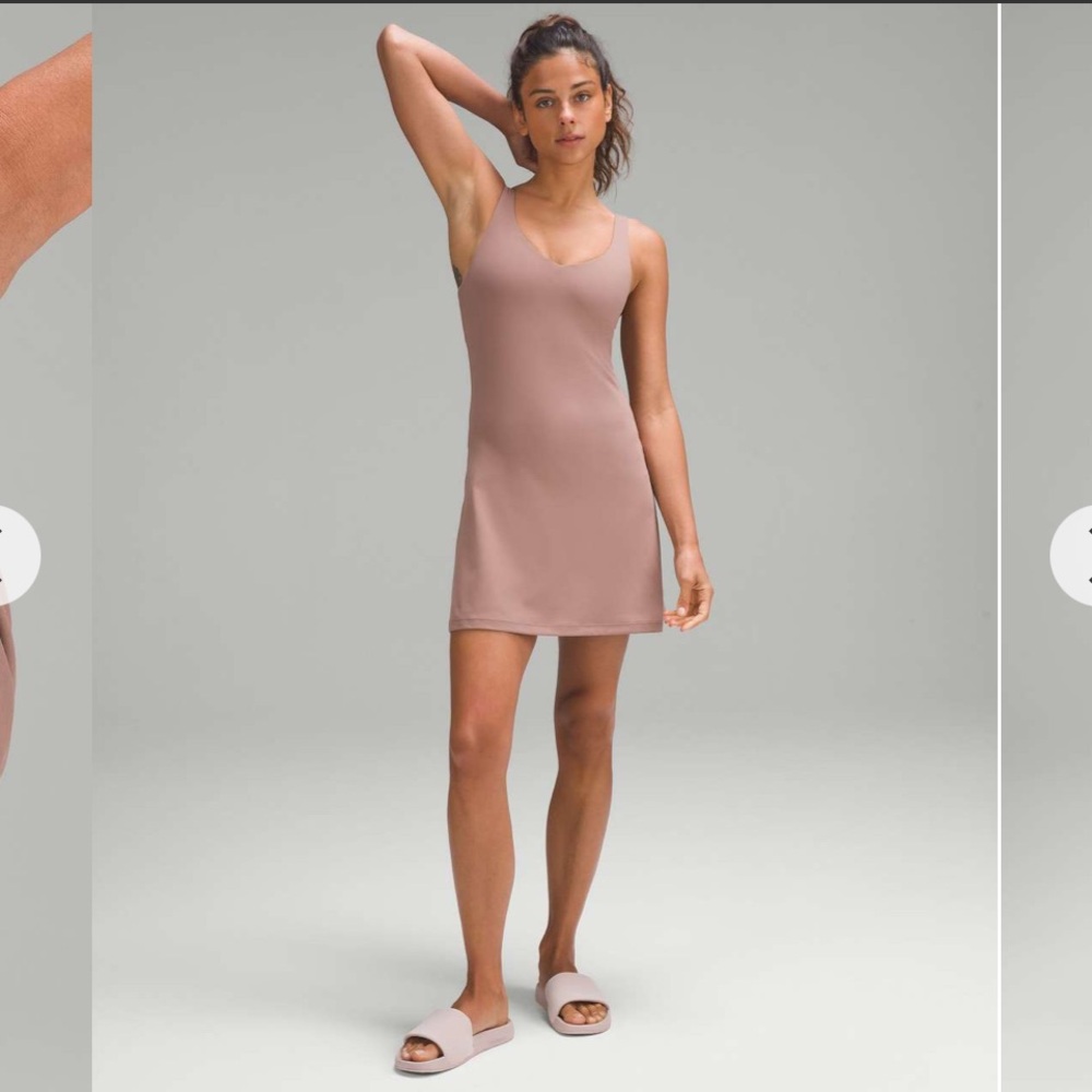 (8) Lululemon Align Dress Twilight Rose Pink Mauve Medium Nulu Workout